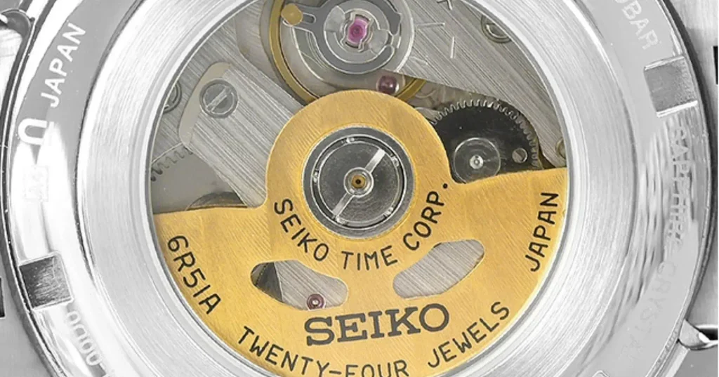 SARX129（36mm・藍白）の裏蓋側の写真